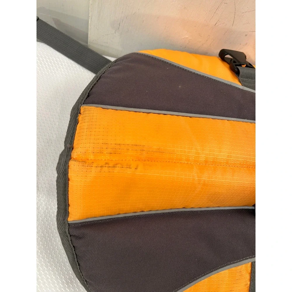 Unbranded Dog Life Jacket Large Orange Reflective Safety Swim Vest Pet